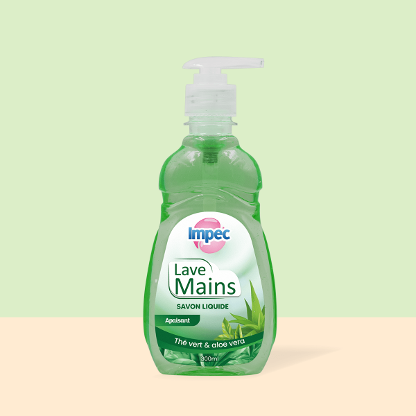 SAVON LIQUIDE LAVE-MAINS THÉ VERT & ALOE VERA IMPEC