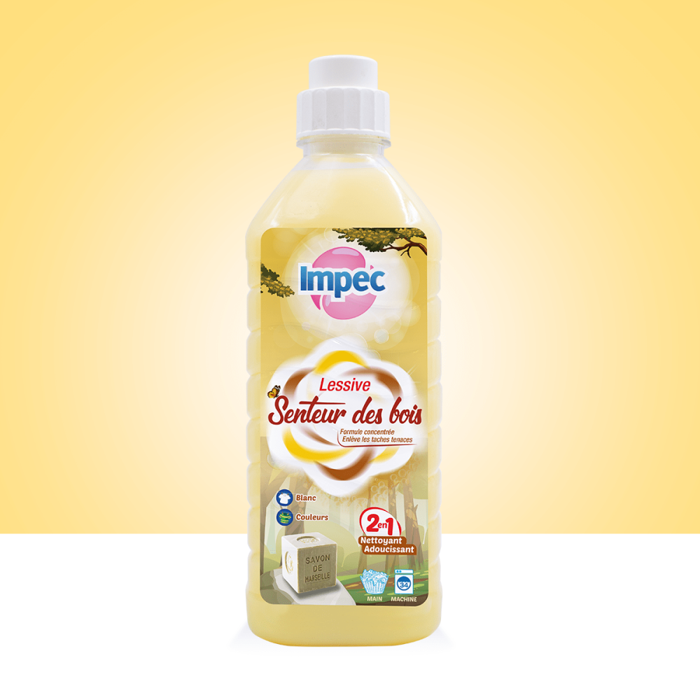 LESSIVE LIQUIDE SENTEUR DE BOIS IMPEC 1 LESSIVE LIQUIDE SENTEUR DE BOIS IMPEC