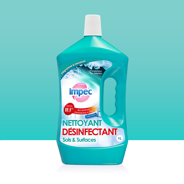 NETTOYANT DÉSINFECTANT SOLS & SURFACES IMPEC (SANS JAVEL)