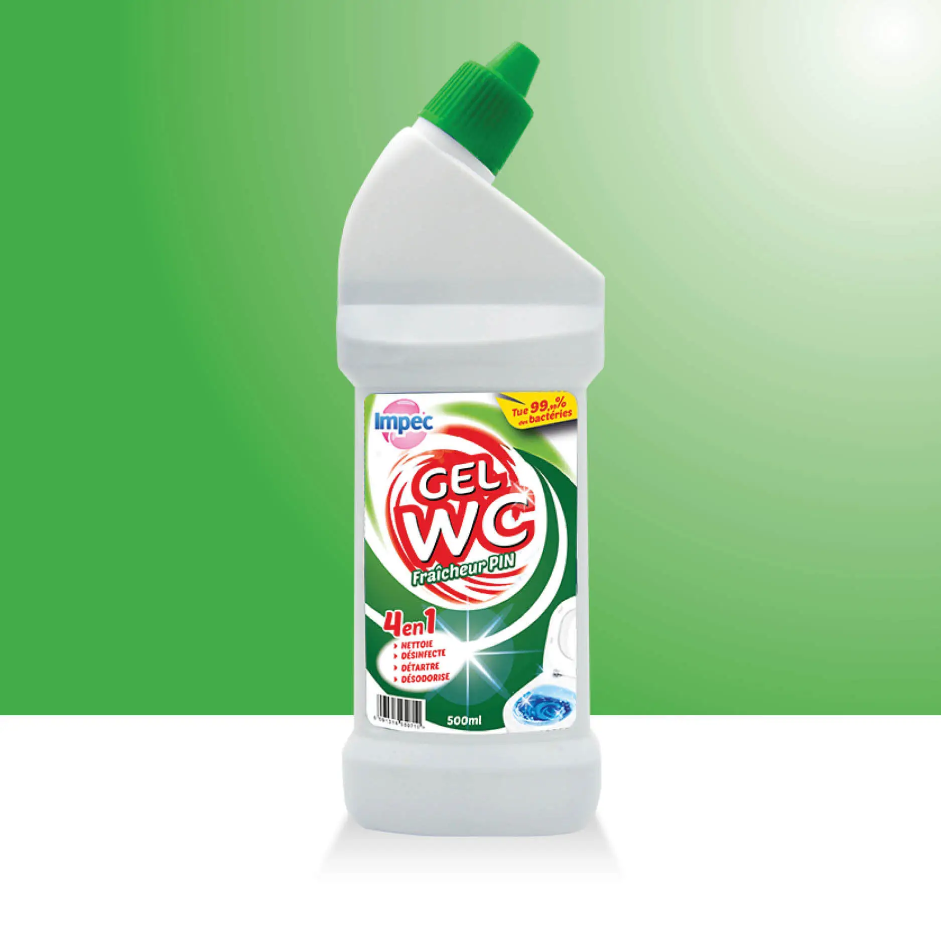 GEL WC PIN DÉTARTRANT IMPEC